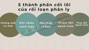 5 thành phần cốt lõi của rối loạn phân ly