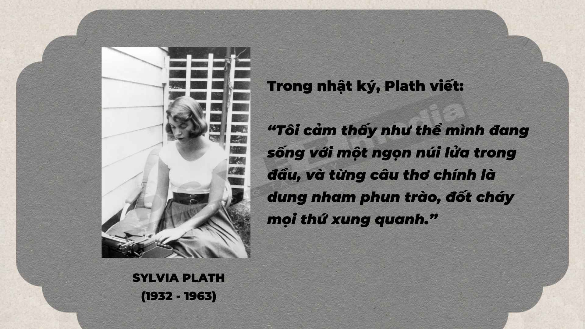 kiệt sức nội tâm sylvia plath